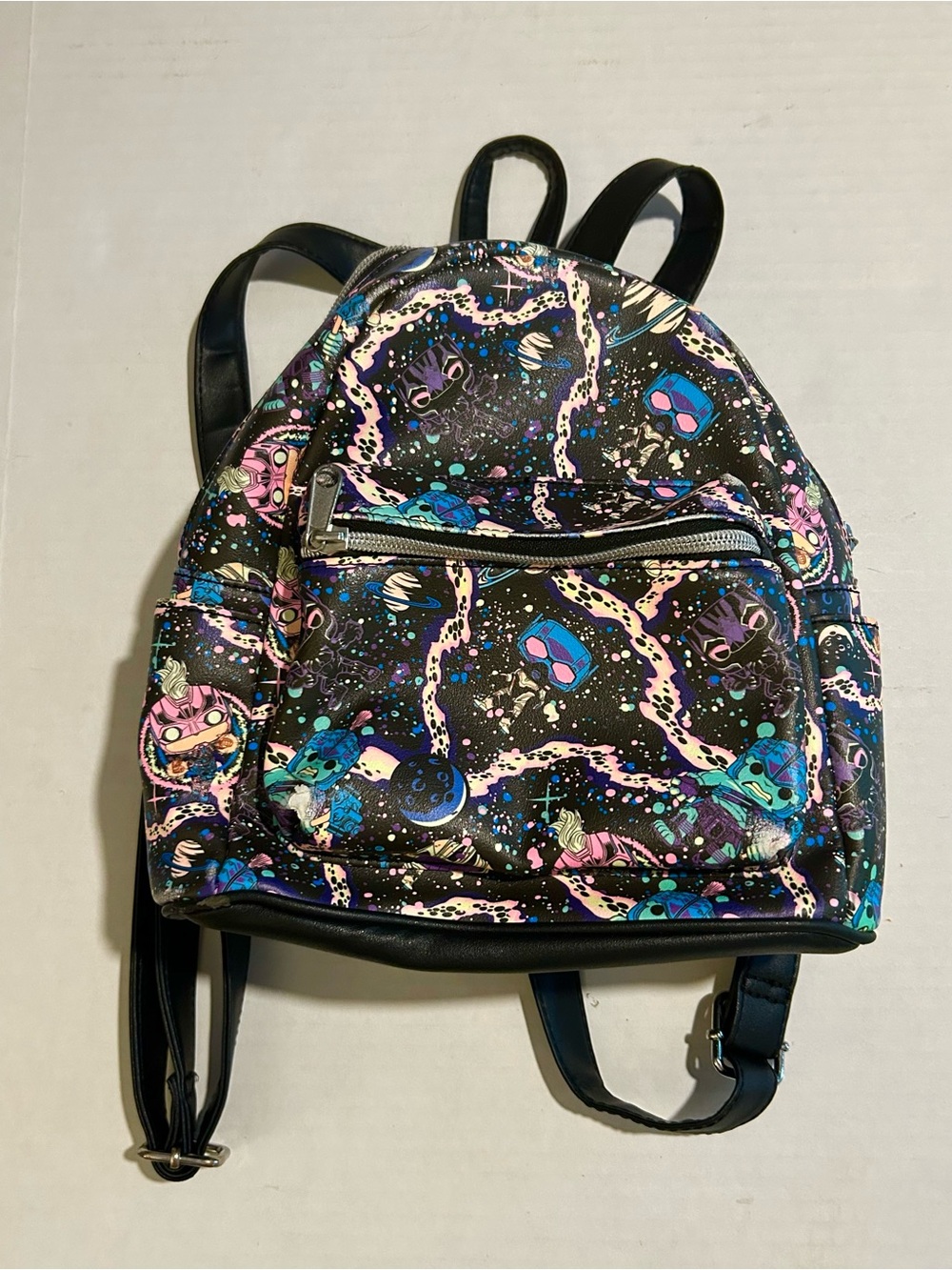Funko x Marvel Mini Backpack Blacklight Series Guardians Infinity Saga 9"x9"
